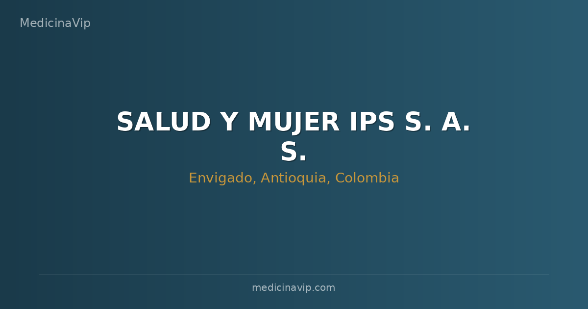 SALUD Y MUJER IPS S. A. S.