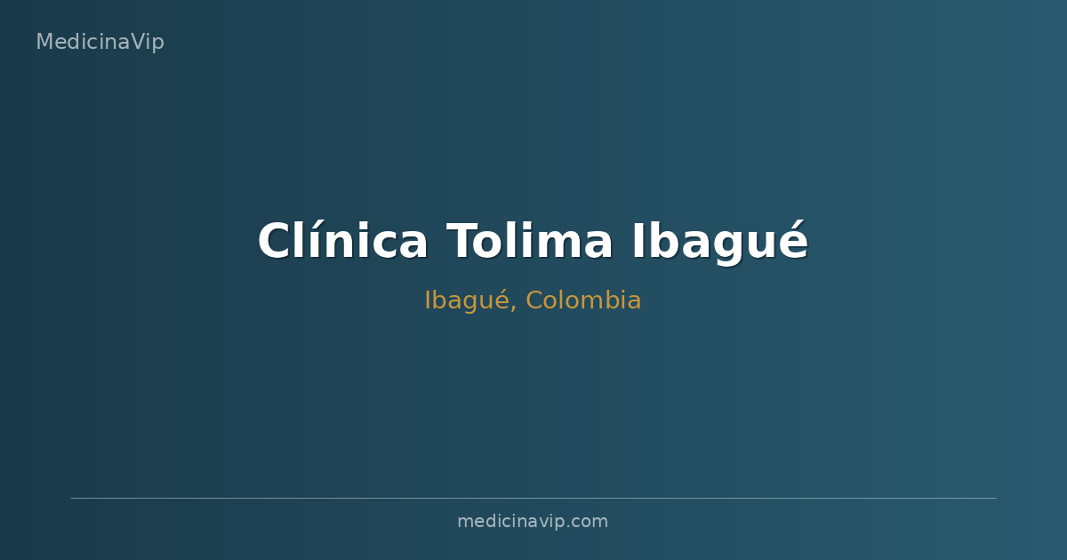 Clínica Tolima Ibagué