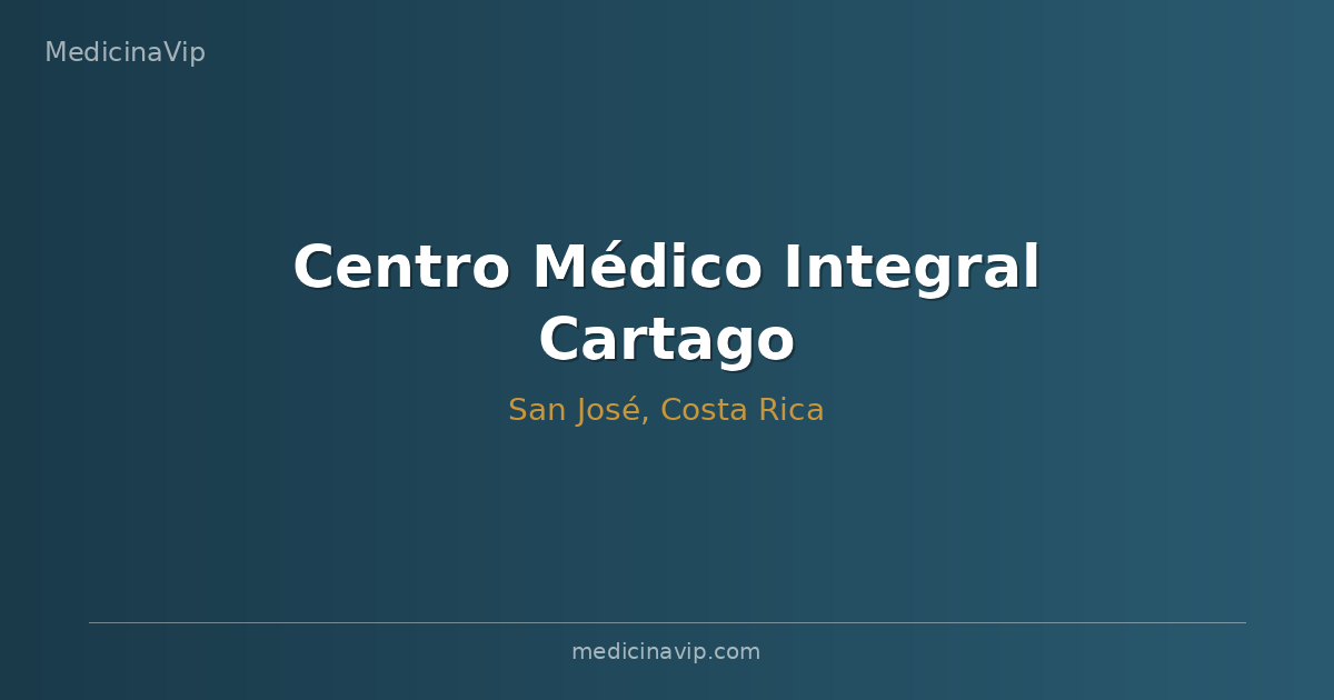 Centro Médico Integral Cartago