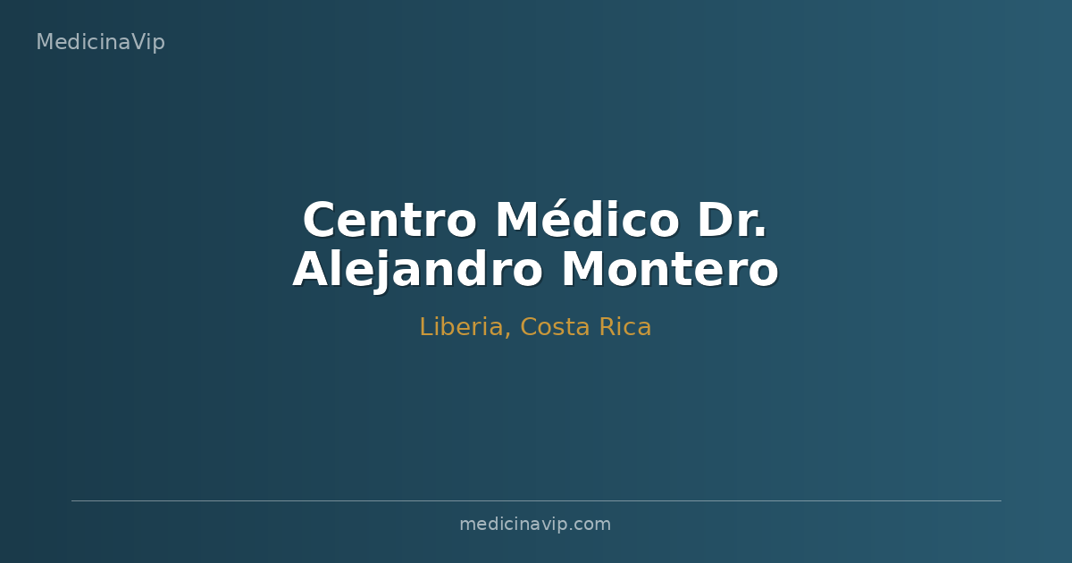 Centro Médico Dr. Alejandro Montero