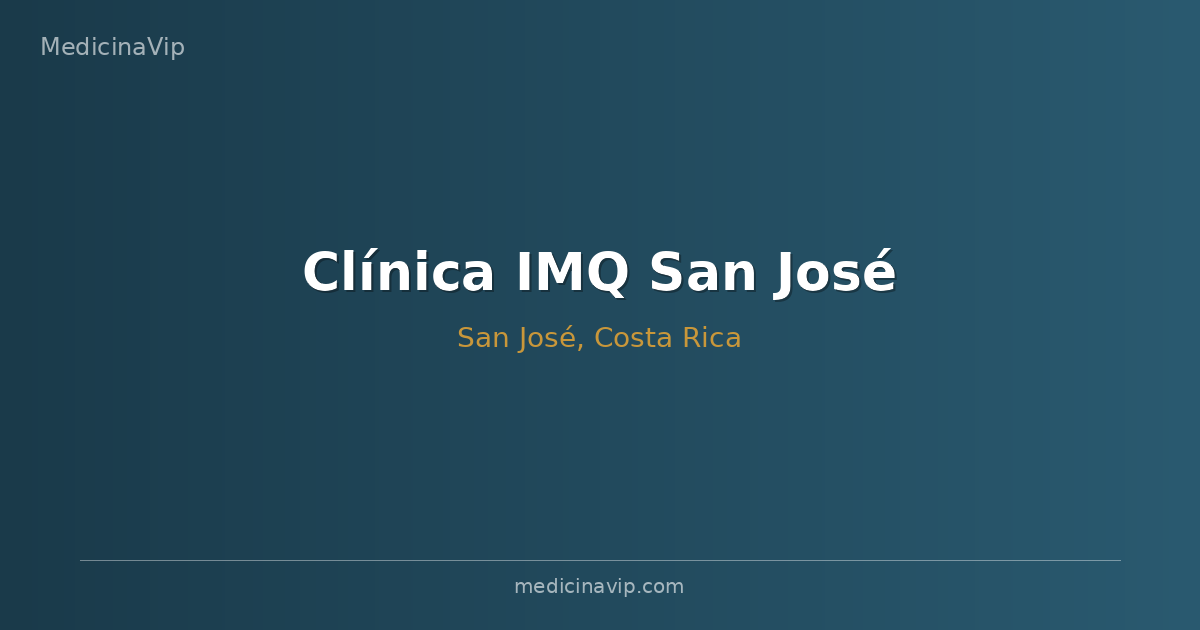 Clínica IMQ San José