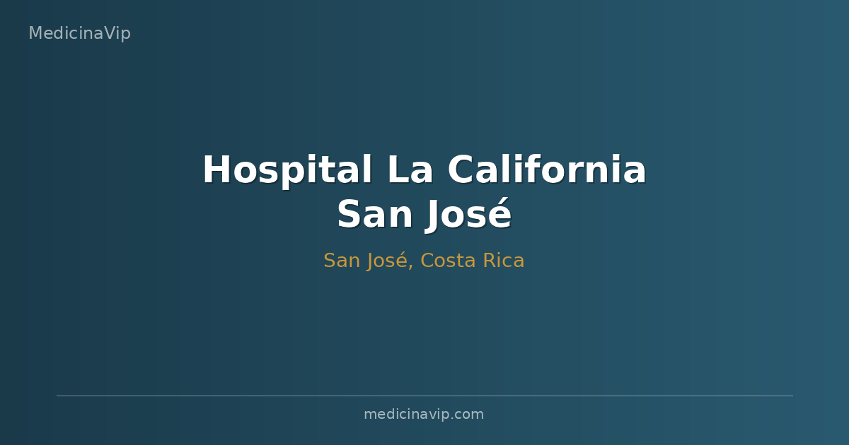 Hospital La California San José