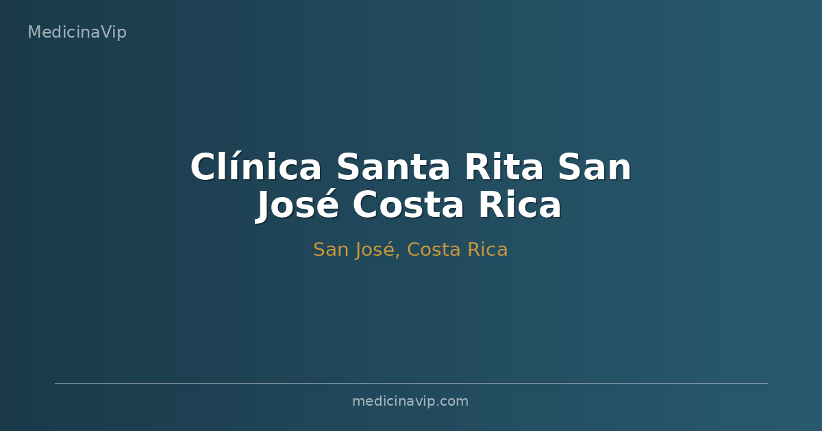 Clínica Santa Rita San José Costa Rica
