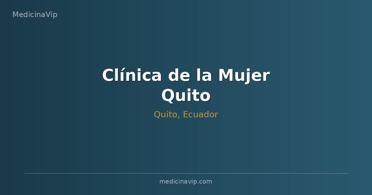 Clínica de la Mujer Quito