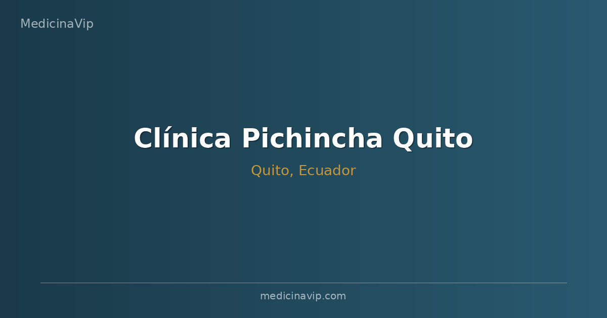 Clínica Pichincha Quito