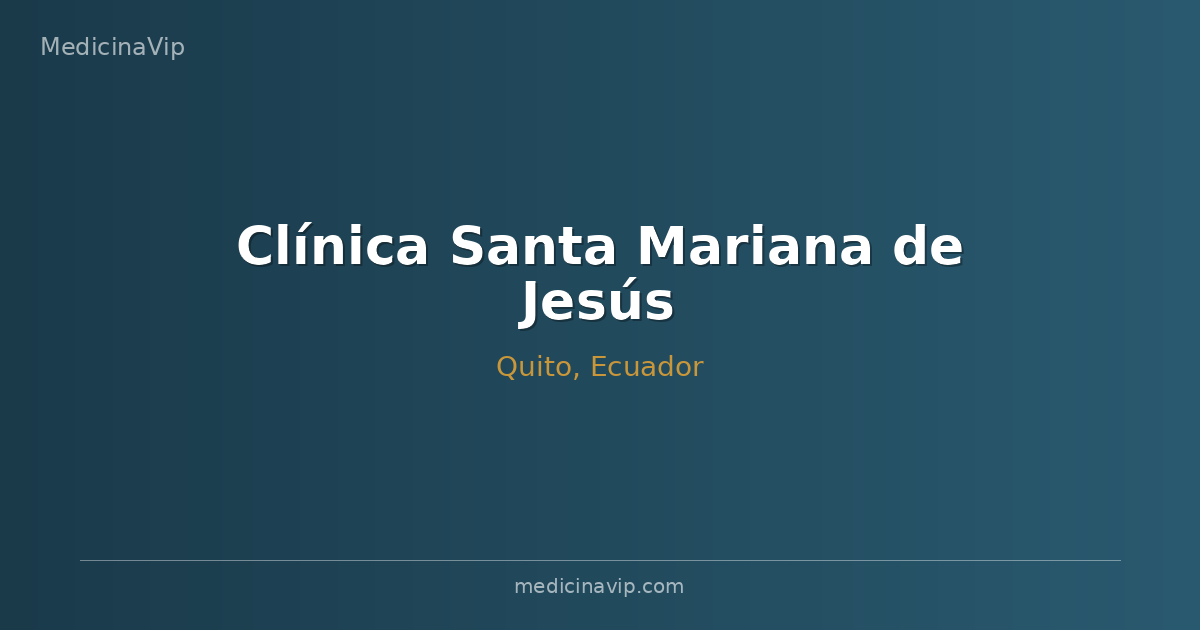 Clínica Santa Mariana de Jesús