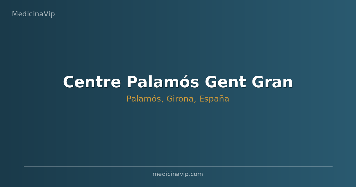 Centre Palamós Gent Gran