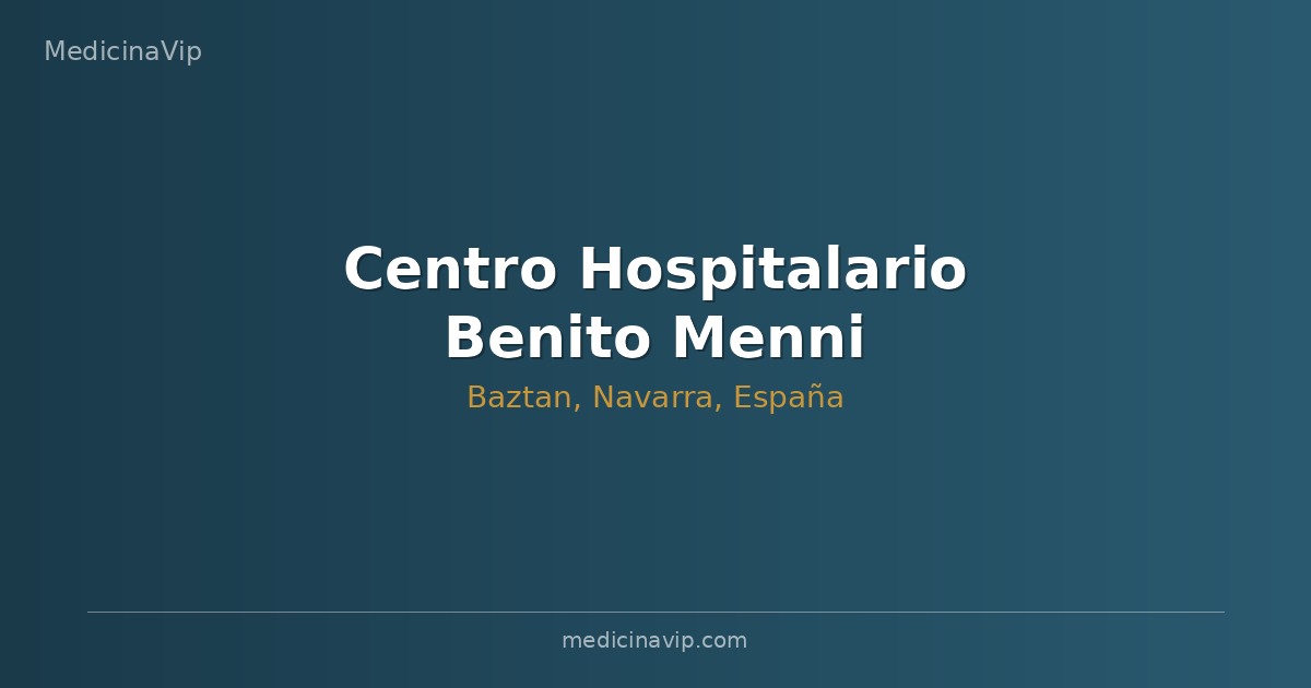 Centro Hospitalario Benito Menni