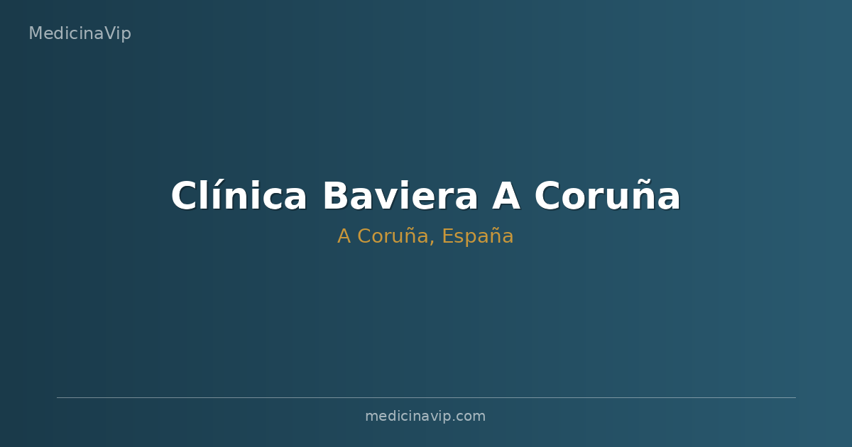 Clínica Baviera A Coruña