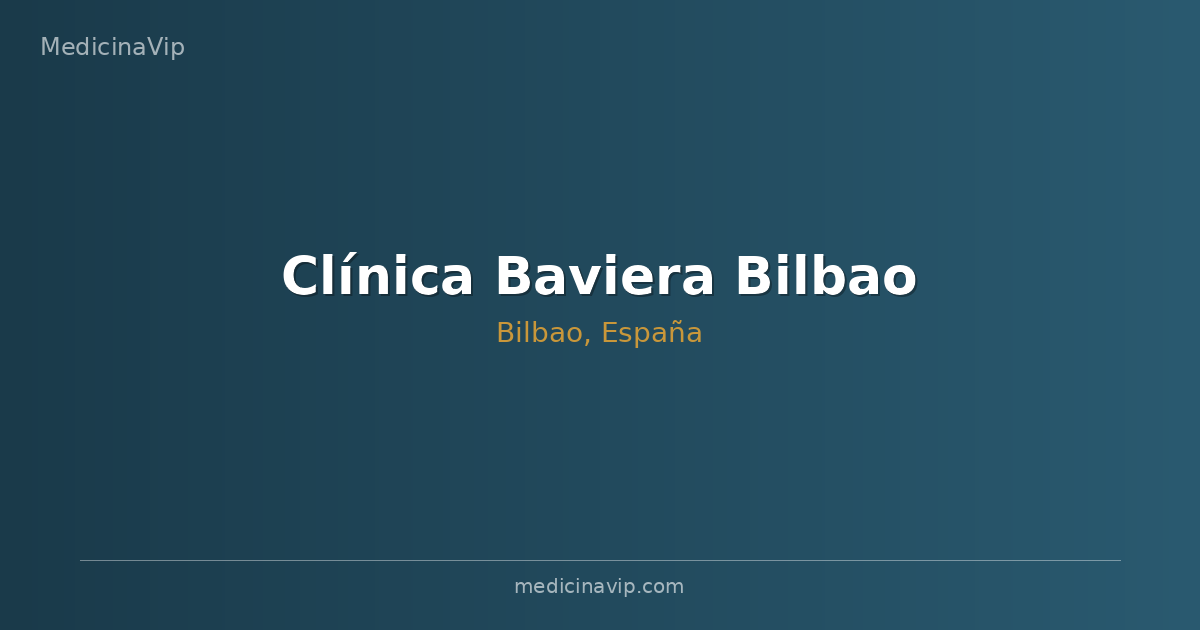 Clínica Baviera Bilbao