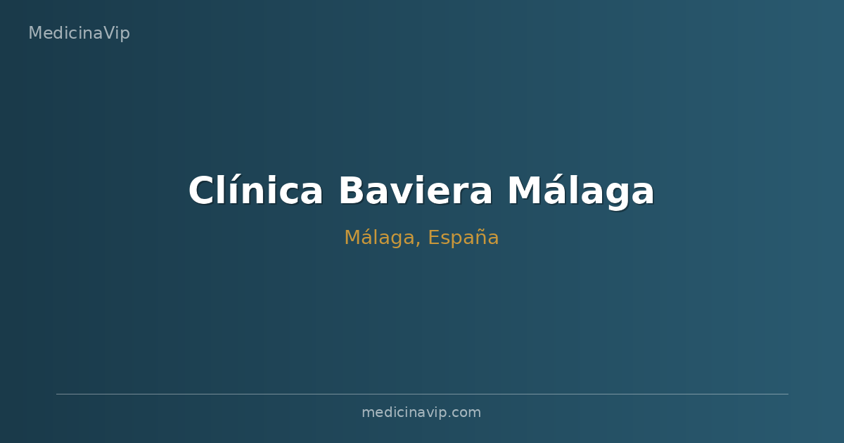 Clínica Baviera Málaga
