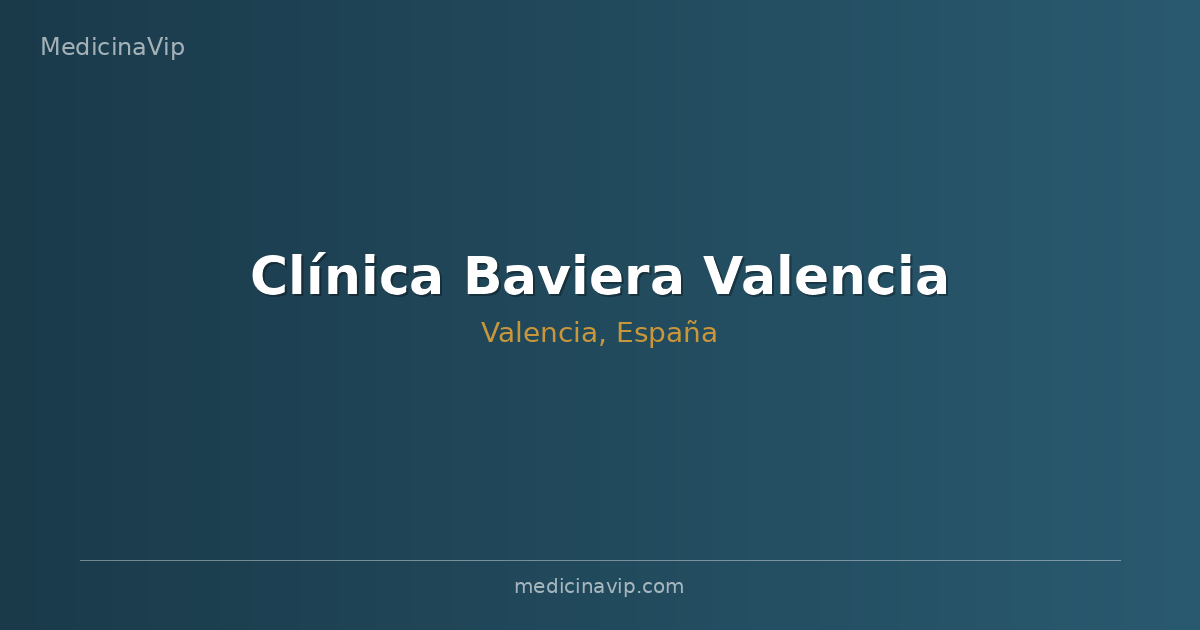 Clínica Baviera Valencia