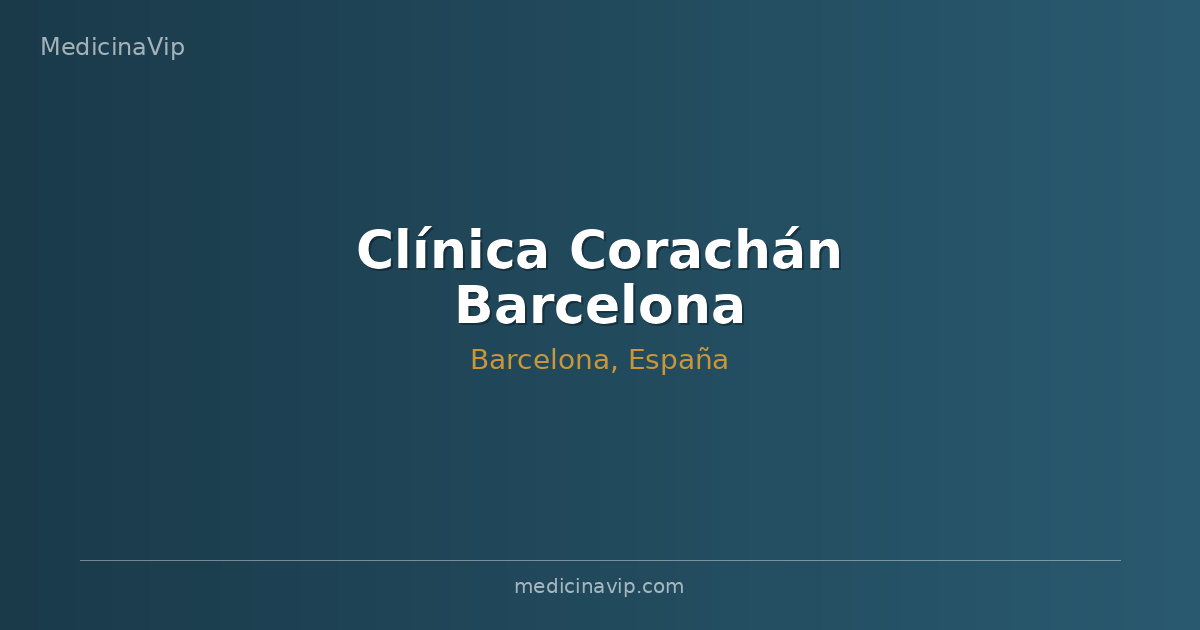 Clínica Corachán Barcelona