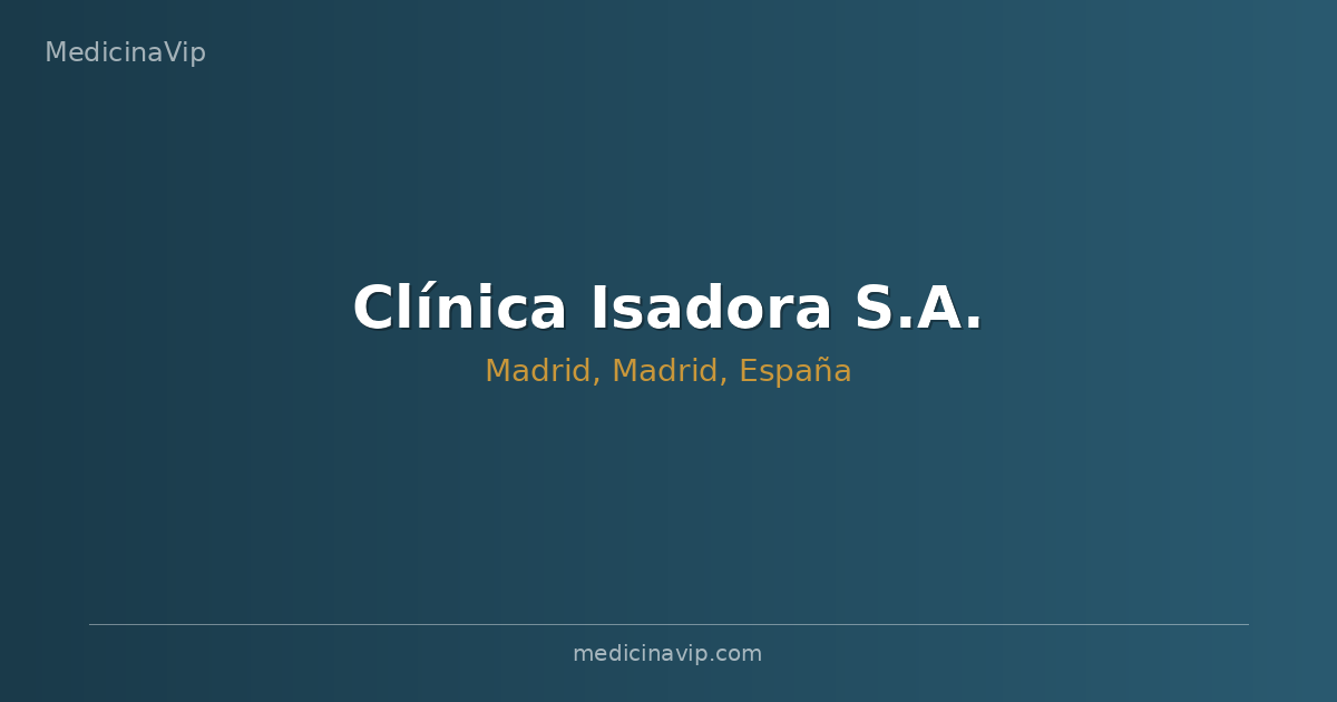 Clínica Isadora S.A.
