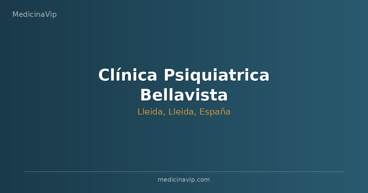 Clínica Psiquiatrica Bellavista