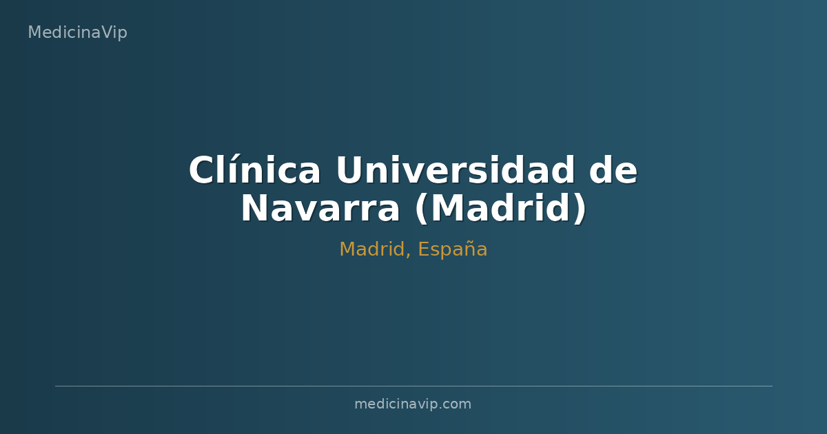 Clínica Universidad de Navarra (Madrid)