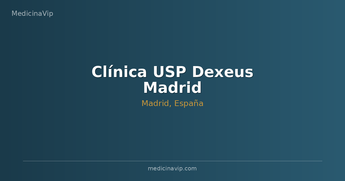 Clínica USP Dexeus Madrid