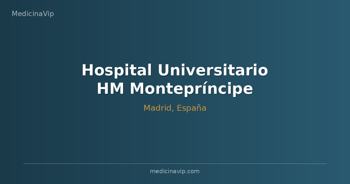 Hospital Universitario HM Montepríncipe