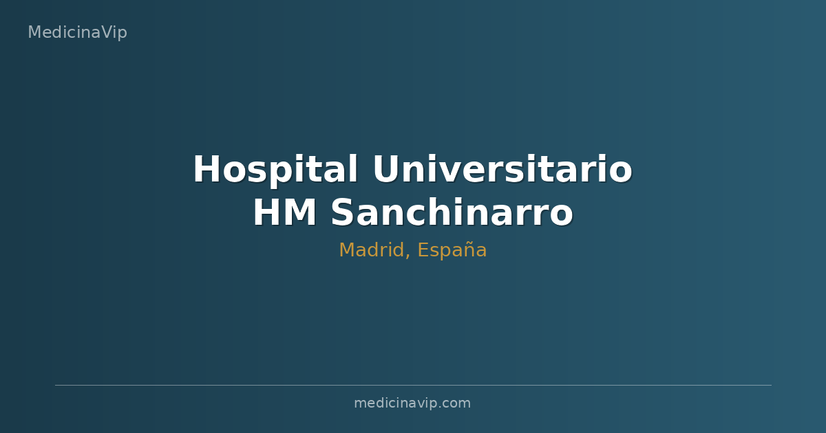 Hospital Universitario HM Sanchinarro