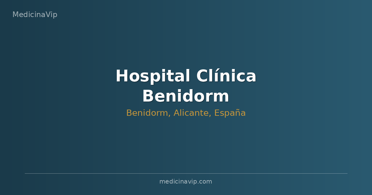 Hospital Clínica Benidorm