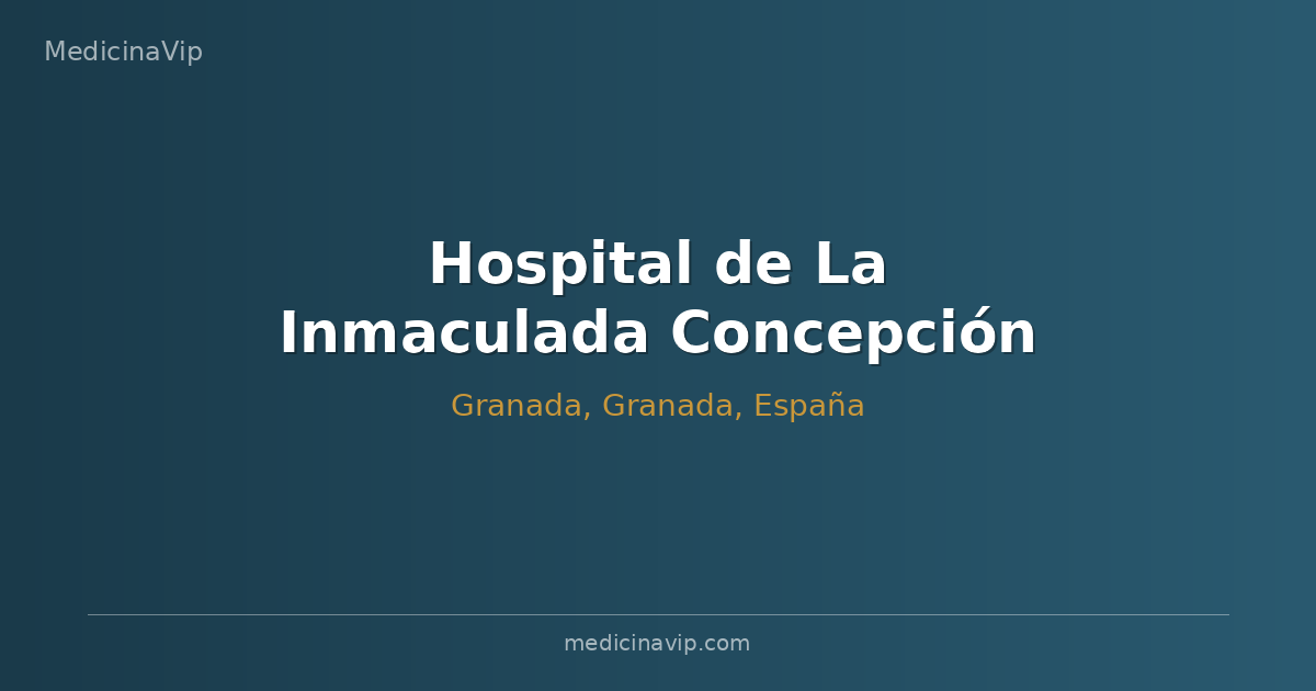 Hospital de La Inmaculada Concepción