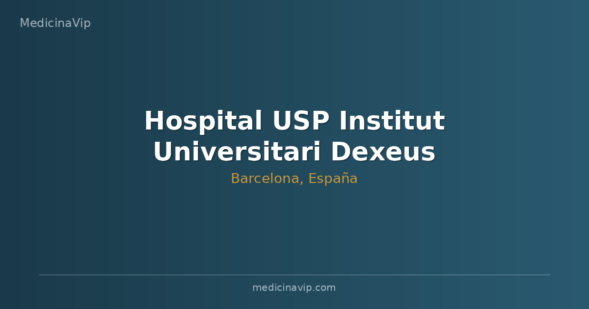 Hospital USP Institut Universitari Dexeus