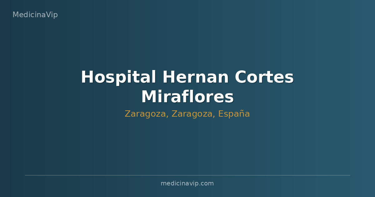 Hospital Hernan Cortes Miraflores