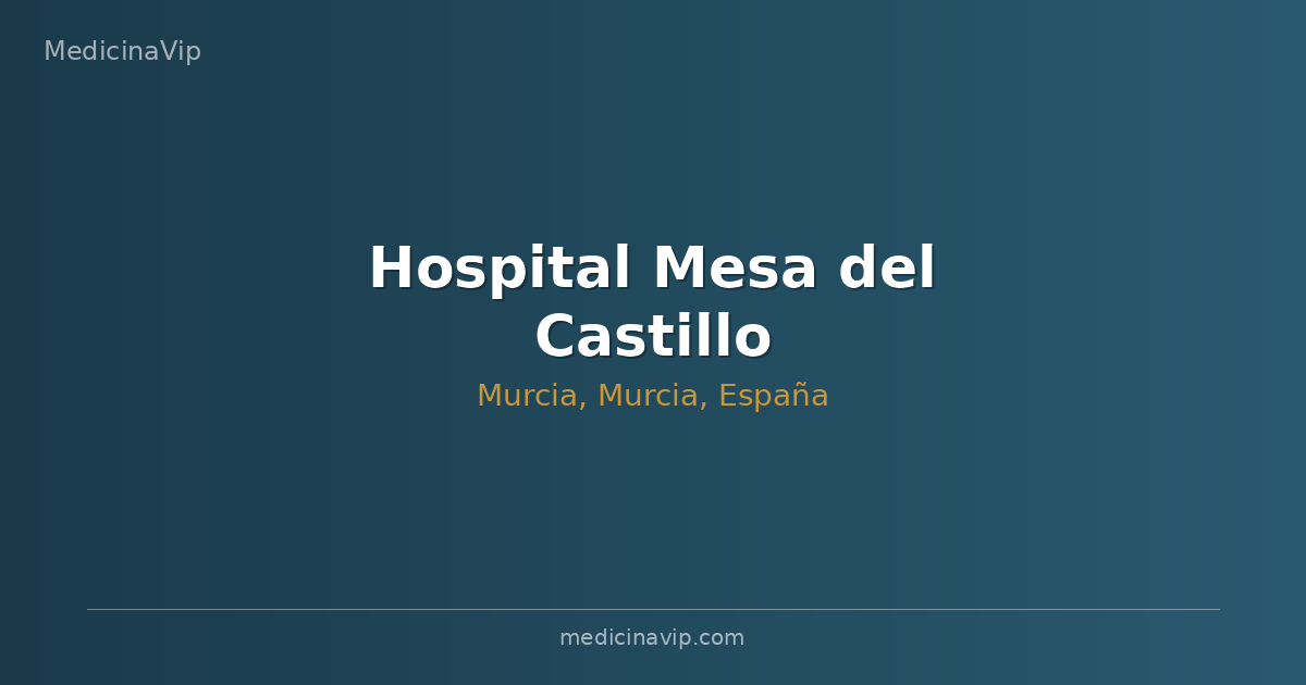 Hospital Mesa del Castillo