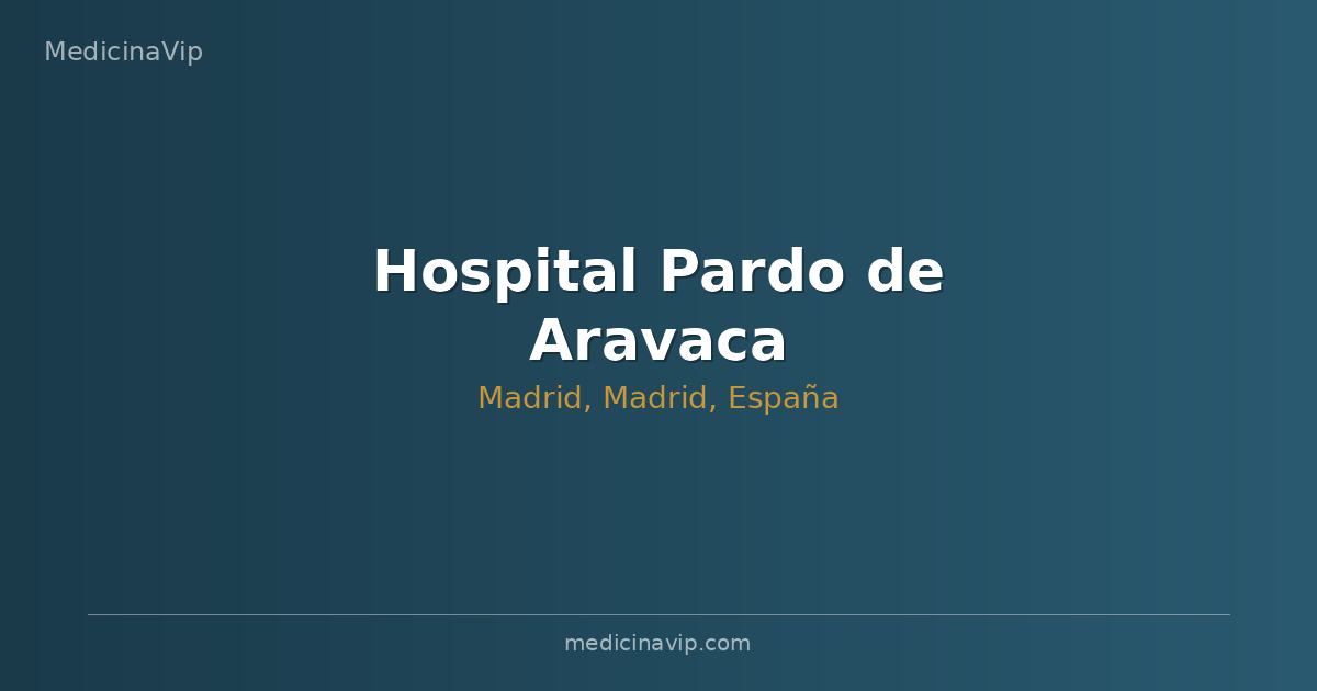 Hospital Pardo de Aravaca