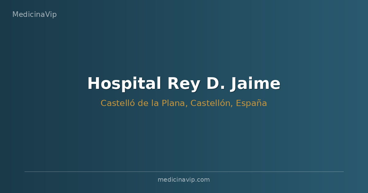 Hospital Rey D. Jaime