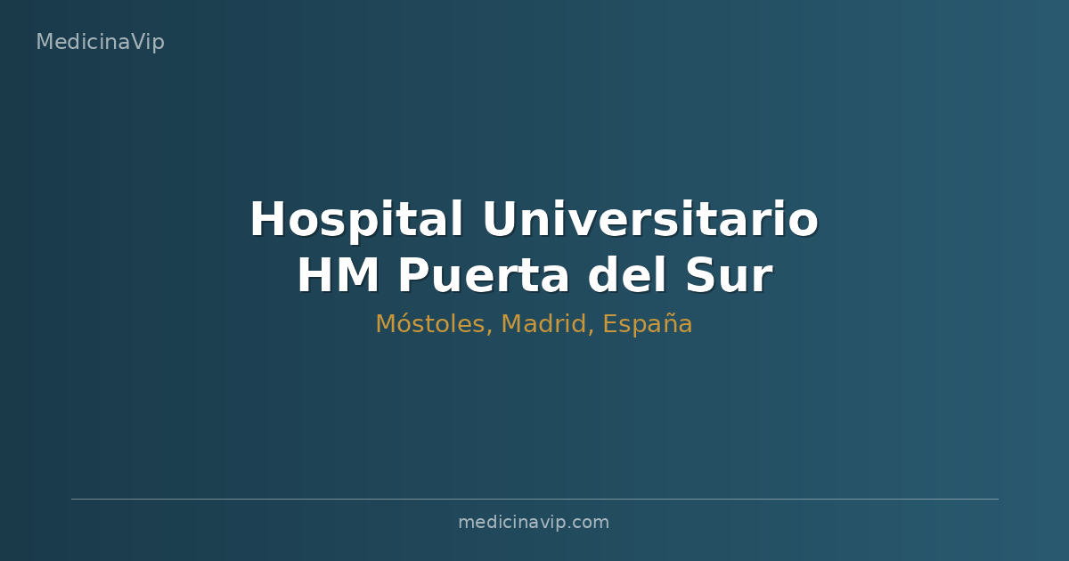 Hospital Universitario HM Puerta del Sur