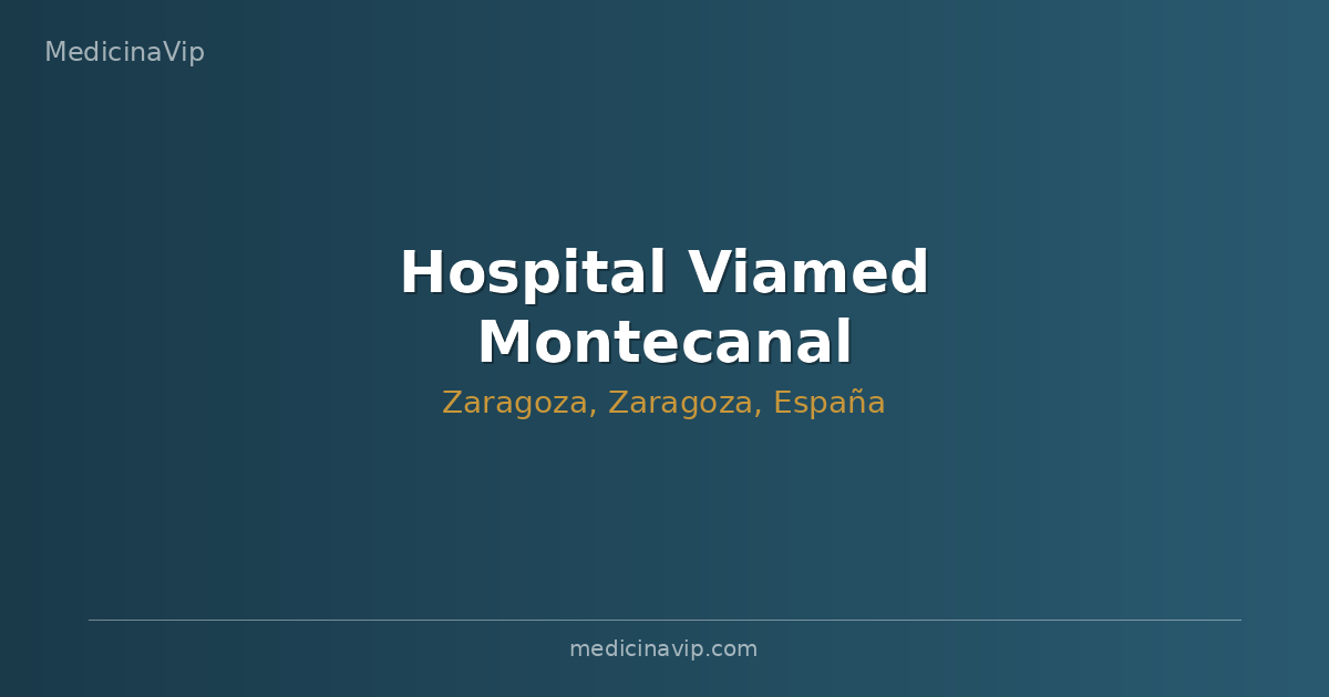 Hospital Viamed Montecanal