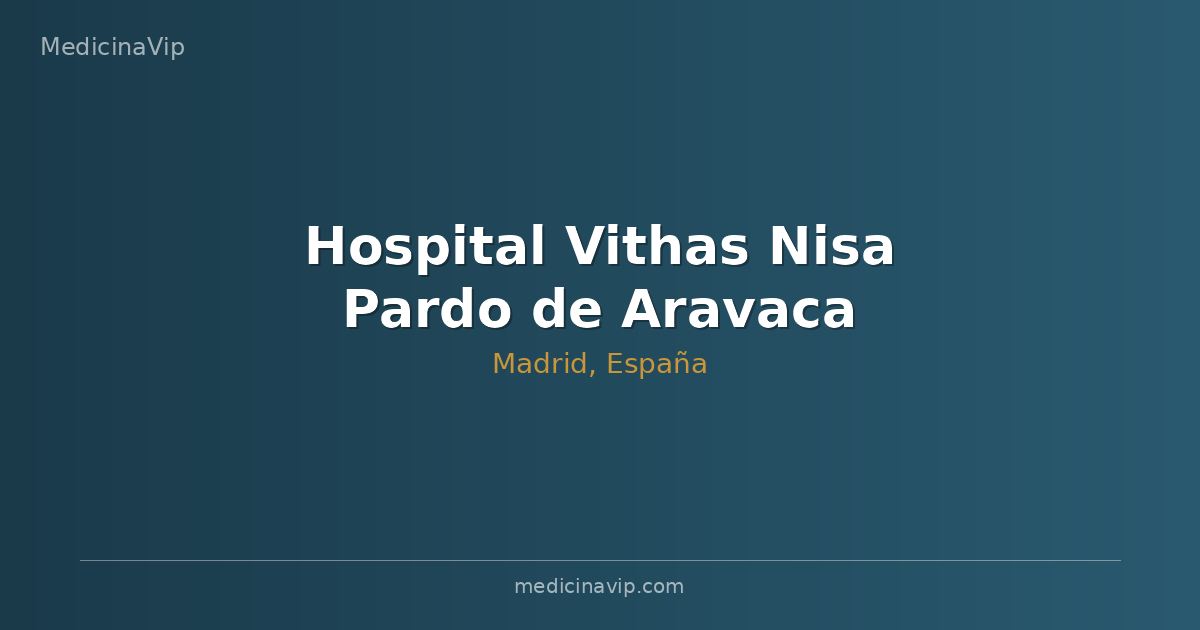 Hospital Vithas Nisa Pardo de Aravaca
