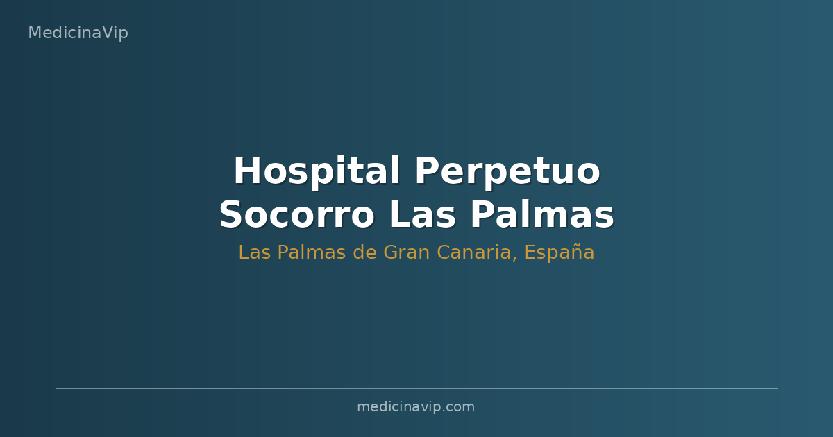 Hospital Perpetuo Socorro Las Palmas