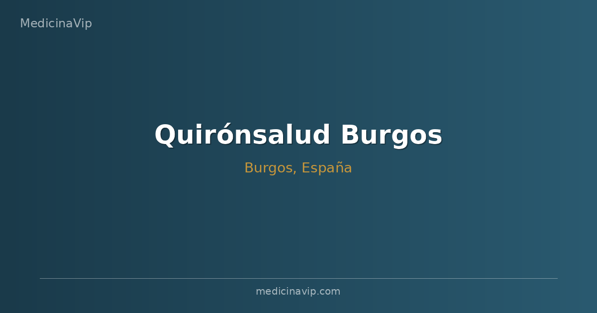 Quirónsalud Burgos