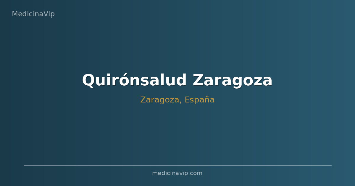 Quirónsalud Zaragoza