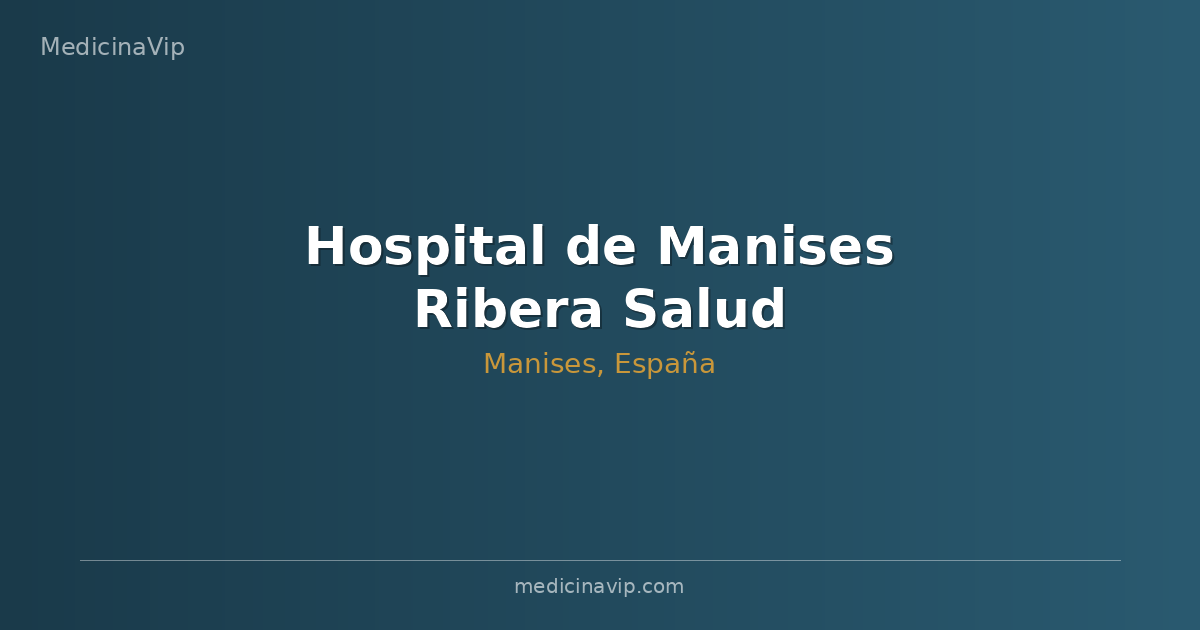 Hospital de Manises Ribera Salud
