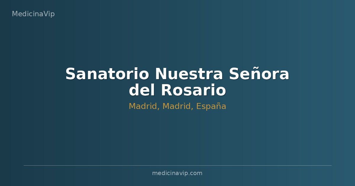 Sanatorio Nuestra Señora del Rosario