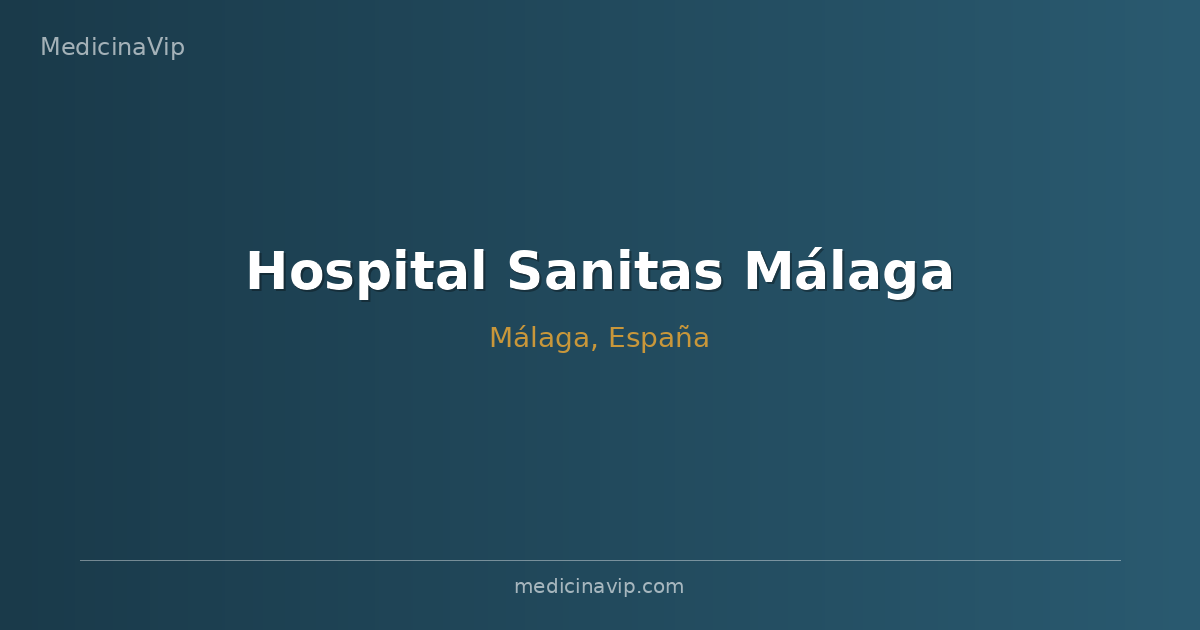 Hospital Sanitas Málaga