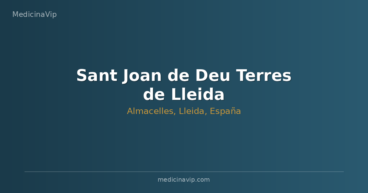 Sant Joan de Deu Terres de Lleida