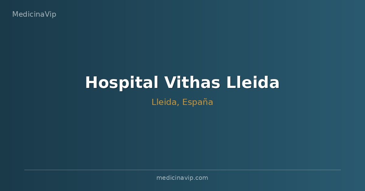 Hospital Vithas Lleida