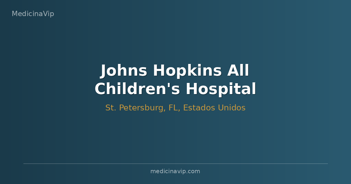 Johns Hopkins All Children's Hospital