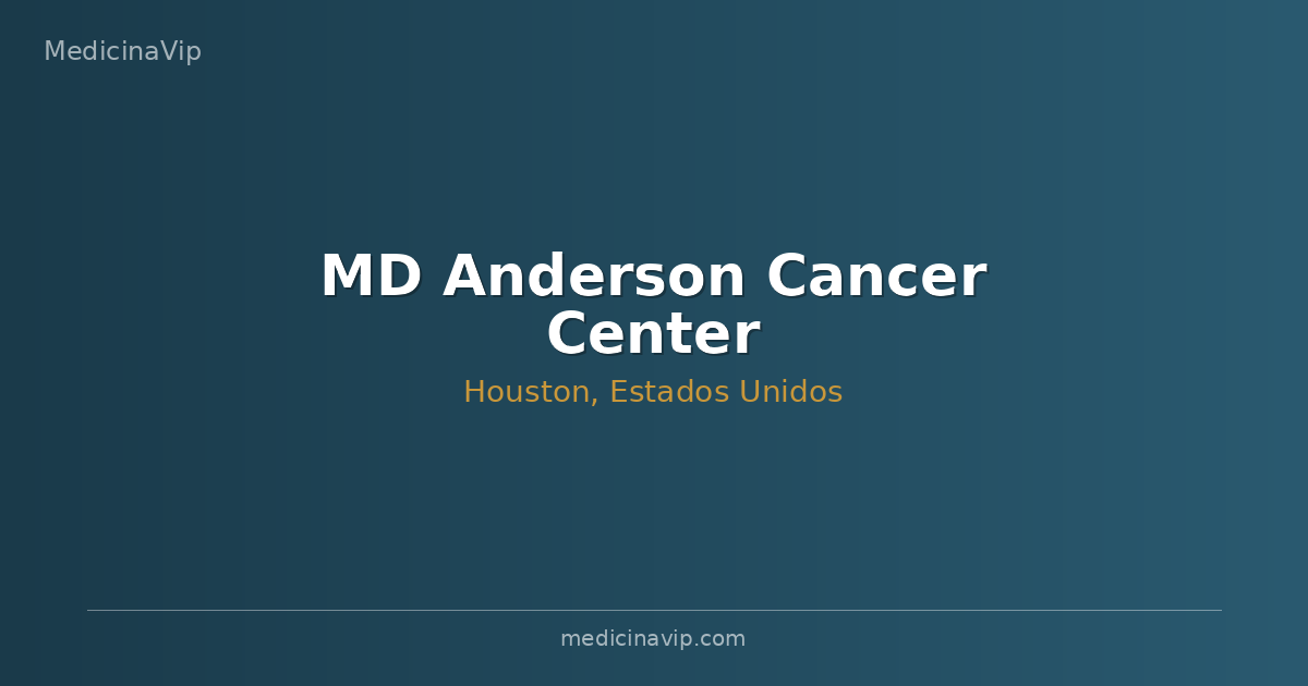 MD Anderson Cancer Center