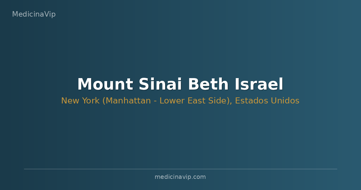 Mount Sinai Beth Israel