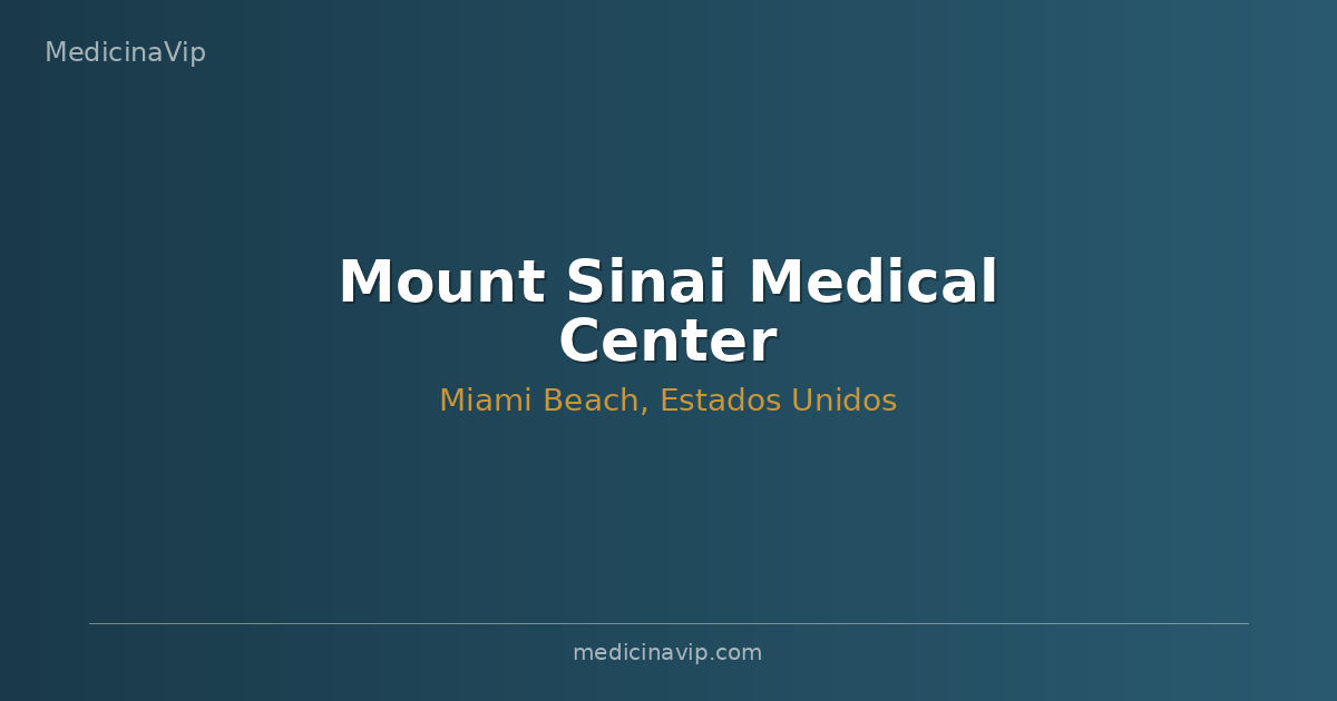 Mount Sinai Medical Center