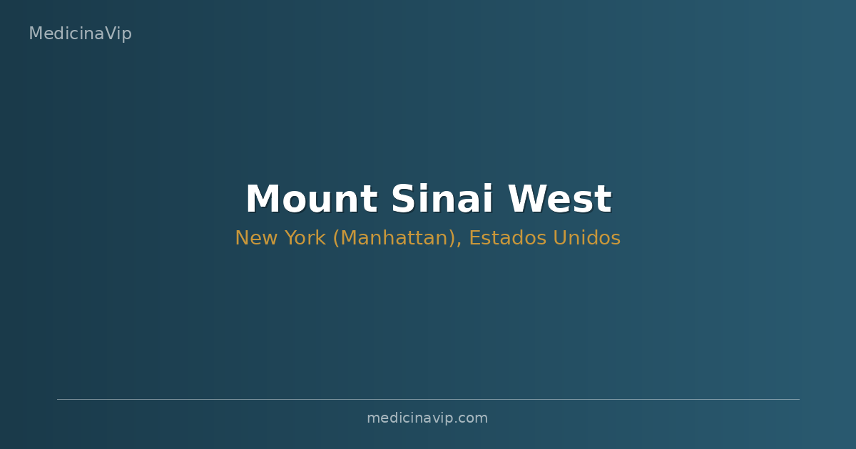 Mount Sinai West