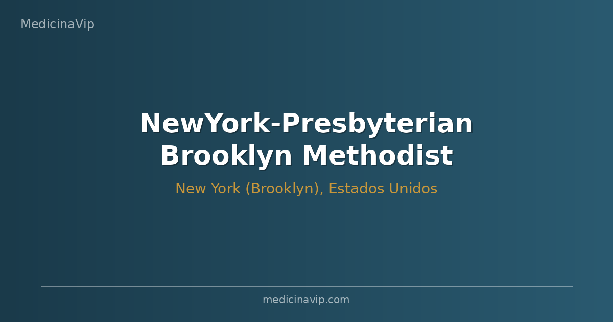NewYork-Presbyterian Brooklyn Methodist Hospital