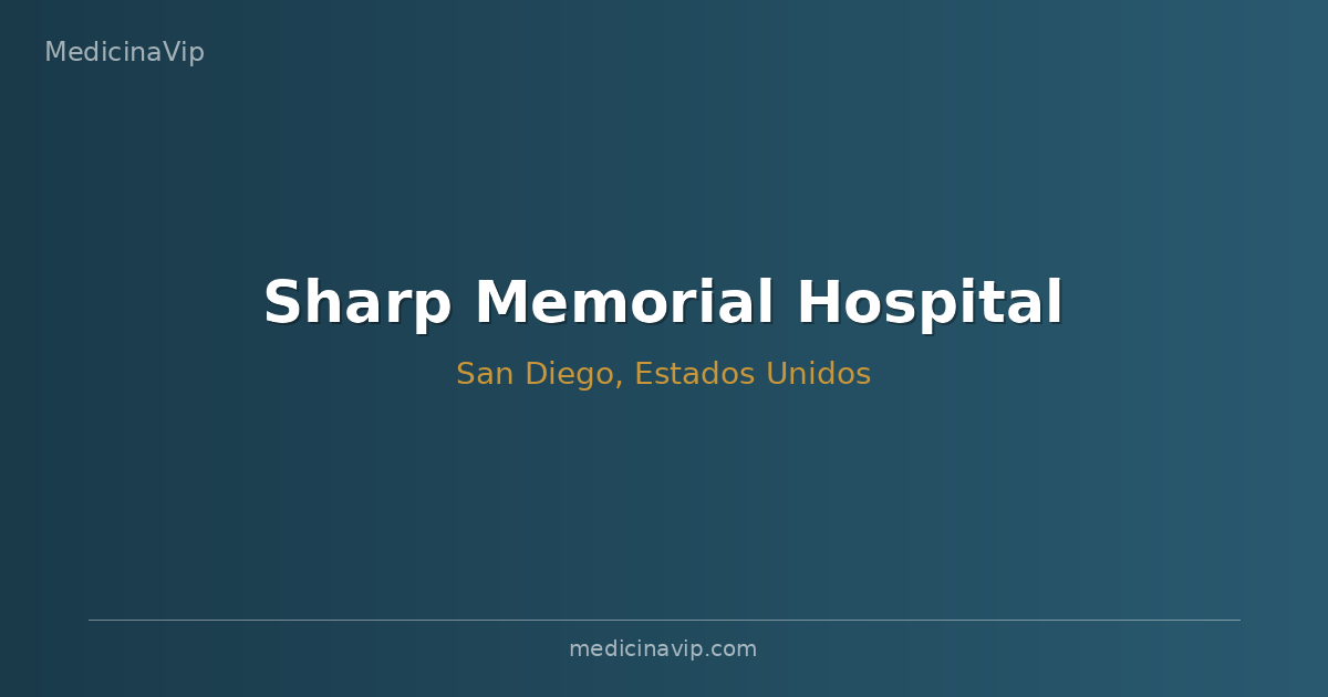 Sharp Memorial Hospital