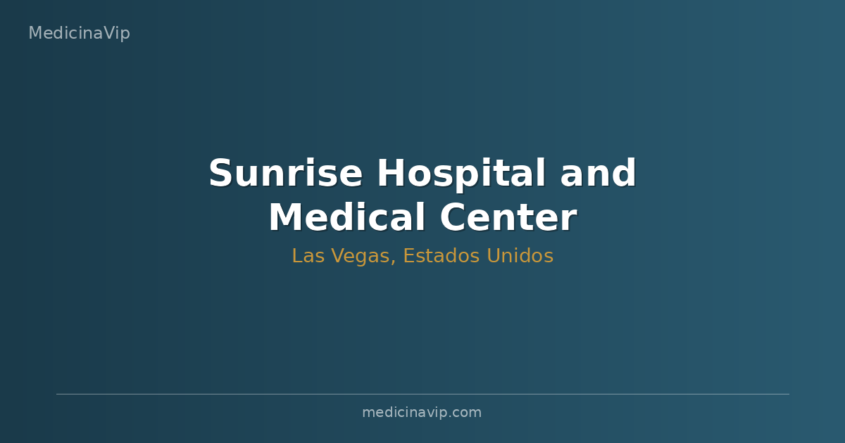 Sunrise Hospital and Medical Center