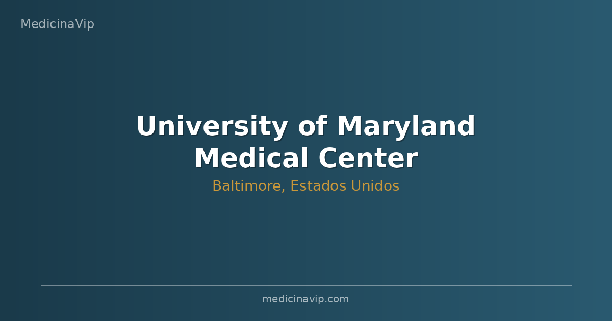 University of Maryland Medical Center